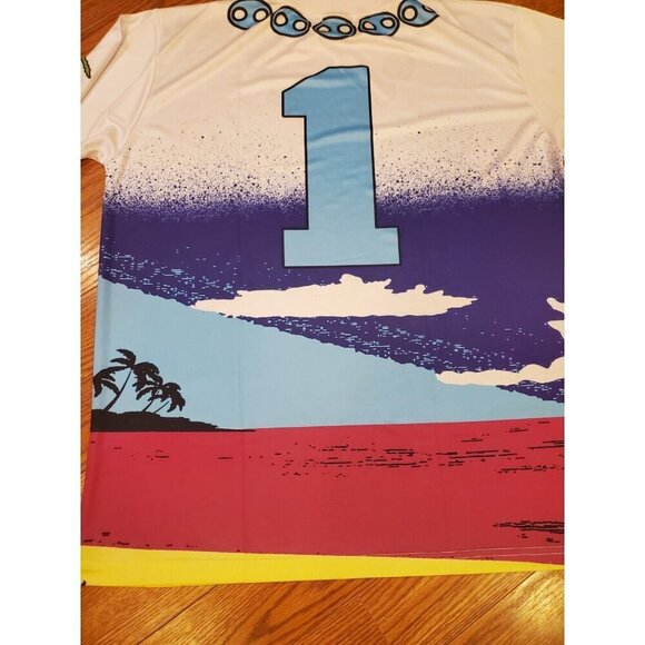 Thats A Awful Lot of Cough Syrup Moto Style Jersey Mens XXL Lil Pump Esskeetit - Picture 8 of 10